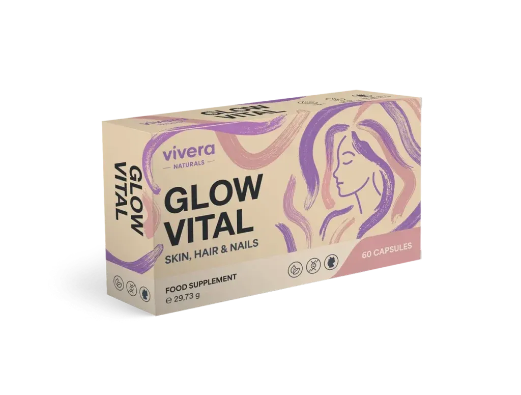 GlowVital Kapseln – Nahrungsergänzung für Haut, Haar und Nägel